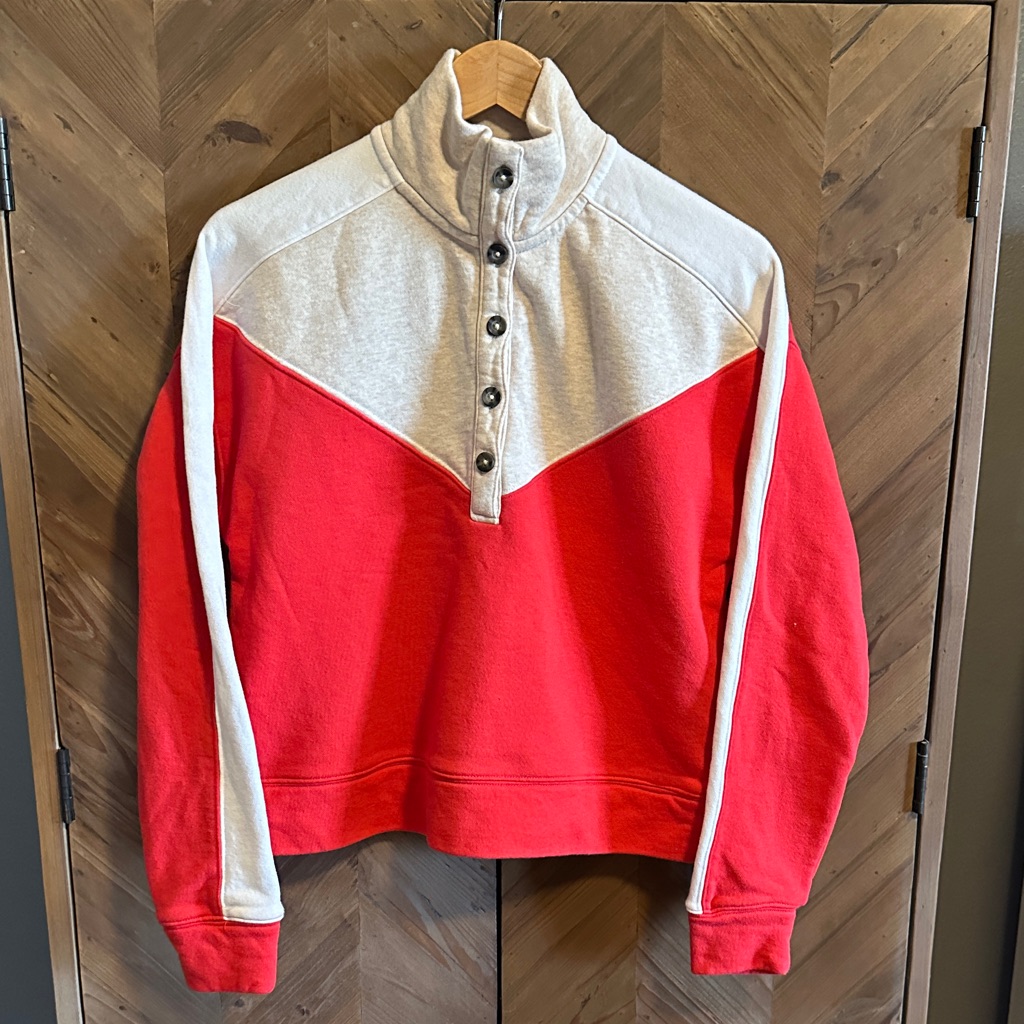 Red And Gray Women's Sweater